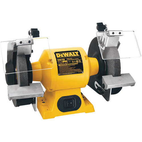 Heavy-Duty Bench Grinder, 8" Wheel Diameter, 3/4 HP, 3600 RPM Superchem Industries