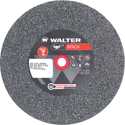 Bench Grinding Wheels, 8" x 7/8", 1" Arbor, 1 Superchem Industries