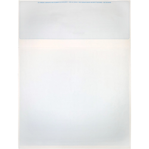 Papier &agrave; ch&egrave;que Superchem Industries