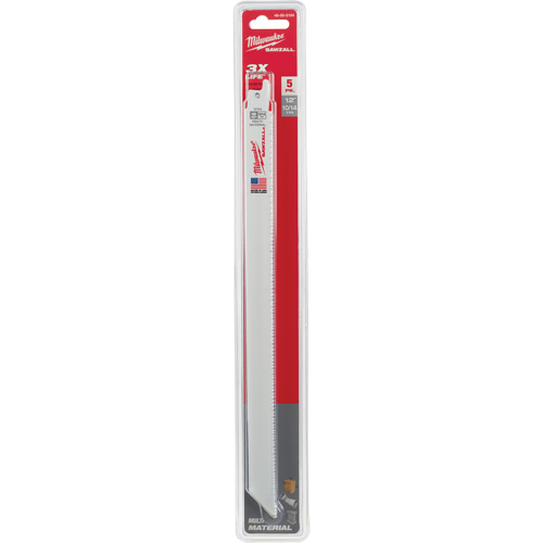 Lame de scie alternative Sawzall, Bim&eacute;tal, 10/14 Dents par pouce, 12" lo Superchem Industries