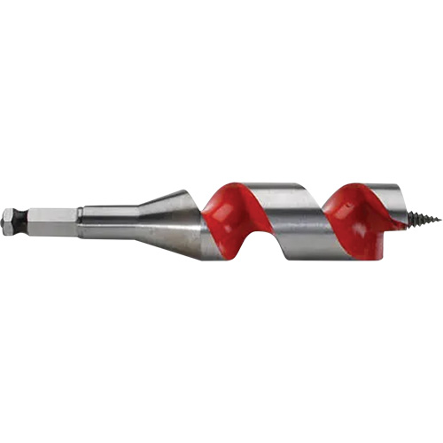 Ship Auger Bit, 1-1/2" Diameter, 3" Flute, 7/16" Hex Shank Superchem Industries