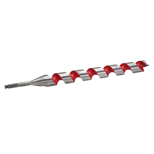 Longue m&egrave;che h&eacute;licoidale pour perceuse, Diam&egrave;tre de 1-1/2", Cannelure 15", Tige 7/16" hexagonal Superchem Industries