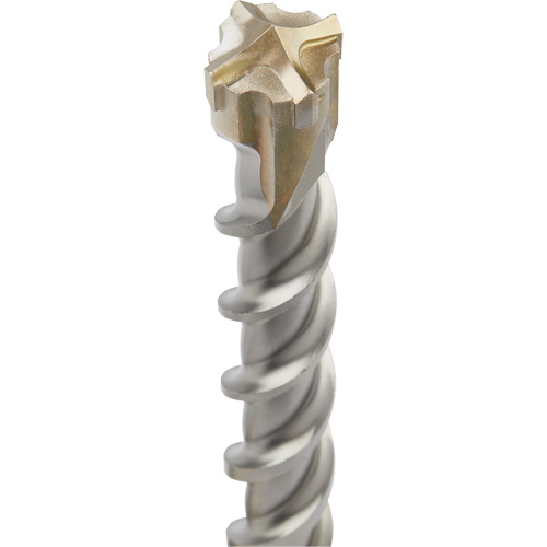 M&egrave;che de perceuse &agrave; percussion &agrave; quatre cannelures SDS-Plus MX4 , 1", Tige SDS-Plus, Carbure Superchem Industries