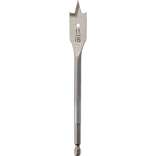 M&egrave;che plate, Diam&egrave;tre de 11/16", Tige 1/4" hex, Longeur de 6-1/8" Superchem Industries