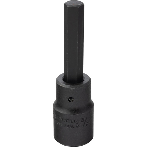 Socket Bit, Hex, 3/8" x 3-1/4" L, 1/2" Drive Superchem Industries