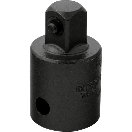 Socket Adapter, Impact, 1/2" Drive, 3/8" Socket, 1-7/16" L Superchem Industries