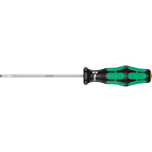 Slotted Screwdriver, 3.5 mm Tip, Round, 7-1/8" L, Plastic Handle Superchem Industries