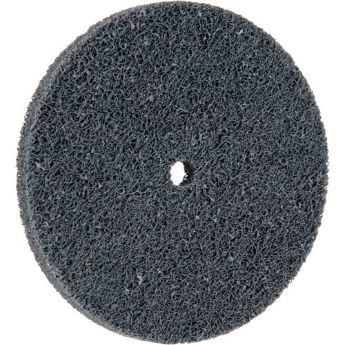 Meule homog&egrave;ne &agrave; faible densit&eacute; de s&eacute;rie 500 Standard Abrasives, 3" x 1/4", Arbre de 1/4", Grain de Fin, Carbure de silicium Superchem Industries