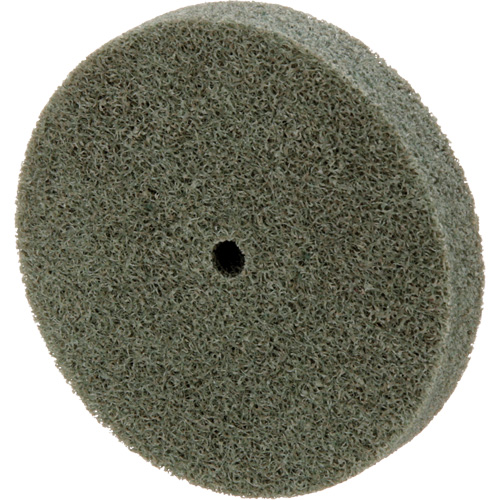Meule homog&egrave;ne &agrave; faible densit&eacute; de s&eacute;rie 500 Standard Abrasives, 3" x 1/2", Arbre de 1/4", Grain de Moyen, Oxyde d'aluminium Superchem Industries