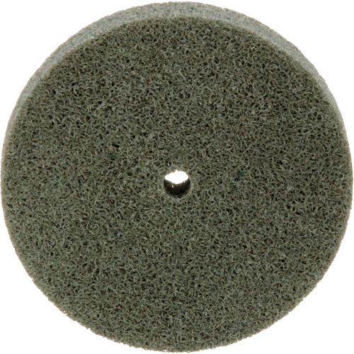 Meule homog&egrave;ne &agrave; faible densit&eacute; de s&eacute;rie 500 Standard Abrasives, 3" x 1/2", Arbre de 1/4", Grain de Moyen, Oxyde d'aluminium Superchem Industries