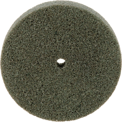 Meule homog&egrave;ne &agrave; faible densit&eacute; de s&eacute;rie 500 Standard Abrasives, 3" x 1/2", Arbre de 1/4", Grain de Moyen, Oxyde d'aluminium Superchem Industries