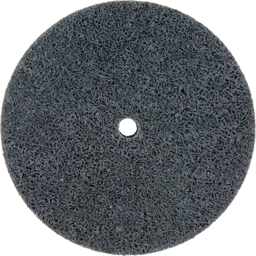 Meule homog&egrave;ne &agrave; faible densit&eacute; de s&eacute;rie 500 Standard Abrasives, 3" x 1/2", Arbre de 1/4", Grain de Fin, Carbure de silicium Superchem Industries