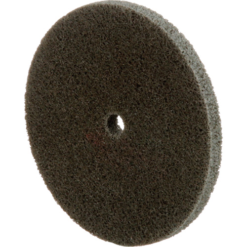 Standard Abrasives Unitized Wheel, 3" x 1/4", 1/4" Arbor, Fine Grit, Aluminum Oxide Superchem Industries