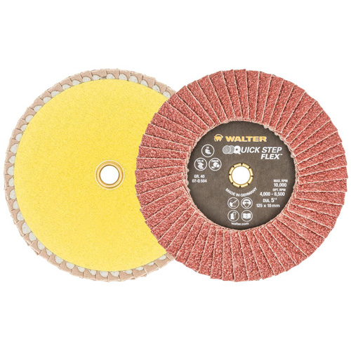 QUICK-STEP FLEX, 5" x Type 29, 40 Grit, Aluminum Oxide Superchem Industries