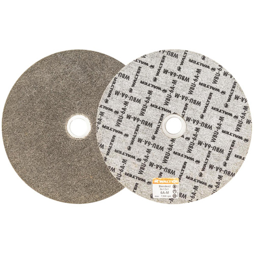 Disque de finition Blendex U, 6" dia., Grain 6AM, Carbure de silicium Superchem Industries