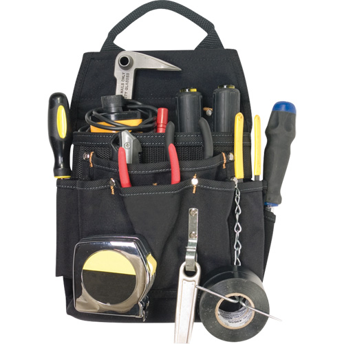 Professional Electrician's Pouches, Multiple Tool Holder, Polyester, 11 Pockets Superchem Industries