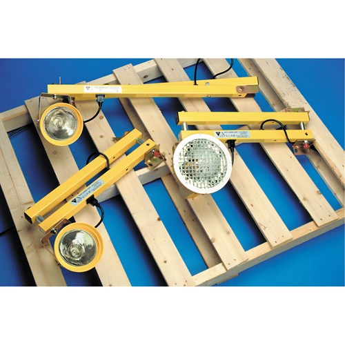 Dock Lights, 60" Arm, Incandescent Lamp, Metal Superchem Industries