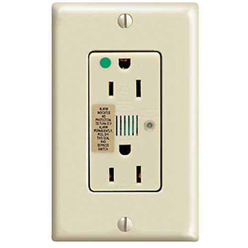 R&eacute;ceptacle protecteur contre les surtensions d'h&ocirc;pital duplex 120V, 15A Superchem Industries