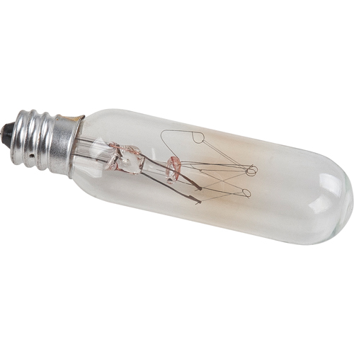 AMPOULE,INCAND.T6,CLAIRECANDELABLRE,15W,145V,1/P Superchem Industries