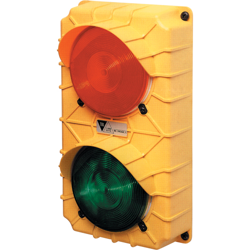 Feux Stop & Go DEL pour quais, Plastique, 6-3/8" la x 3-3/4" p x 11-3/8" h Superchem Industries