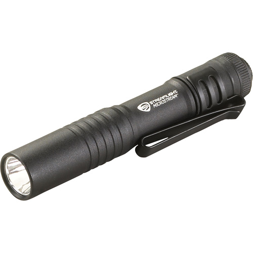 Lampe stylo MicroStream, DEL, 45 lumens, Corps en Aluminium, piles AAA, Compris Superchem Industries
