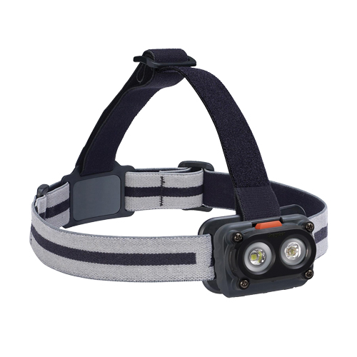 Hardcase Rugged Headlamp, LED, 325 Lumens, 6.5 Hrs. Run Time, AA Batteries Superchem Industries