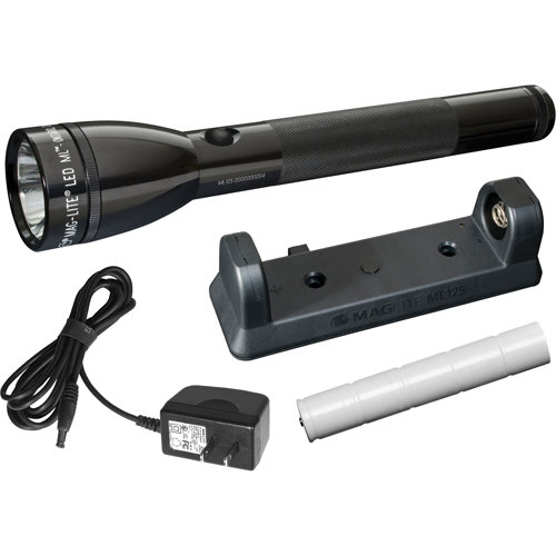 ML125 Flashlight, LED, 186 Lumens, Rechargeable Batteries Superchem Industries