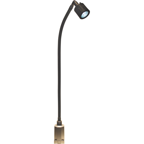 LS Series High-Output Flexible Light, 5 W, LED, 27" Neck, Black Superchem Industries