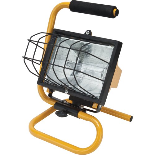 Projecteur portatif, Halog&egrave;ne, 500 W, 8000 lumens, Boîtier en Acier Superchem Industries