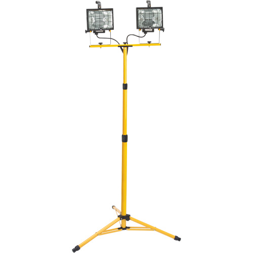 Projecteur double, Halog&egrave;ne, 500 W, 16000 lumens, Boîtier en Acier Superchem Industries
