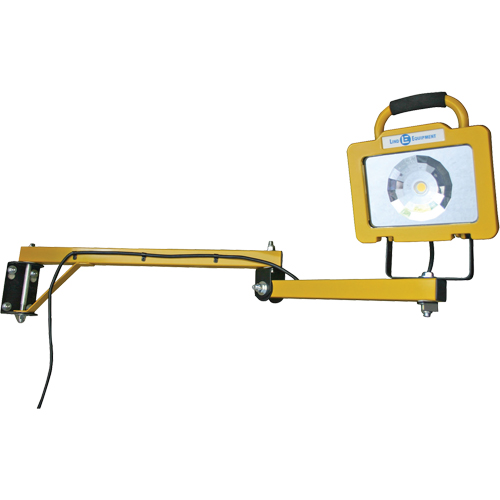 Heavy-Duty Dock Light, 40" Arm, 38 W, LED Lamp, Metal Superchem Industries