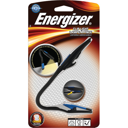 Lampe &agrave; pince, DEL, 11 lumens, Piles CR2032 Superchem Industries