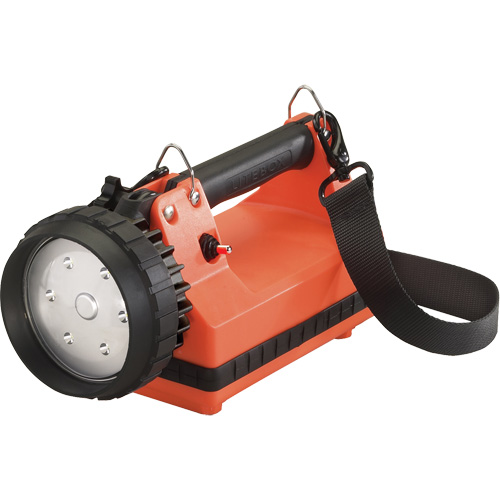 E-Flood&reg; FireBox&reg; Lantern with Standard System, LED, 615 Lumens, 8 Hrs. Run Time, Rechargeable Batteries, Included Superchem Industries