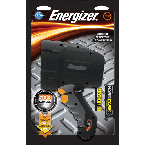Hard Case&reg; Professional Spot Light, LED, 600 Lumens, AA Batteries Superchem Industries
