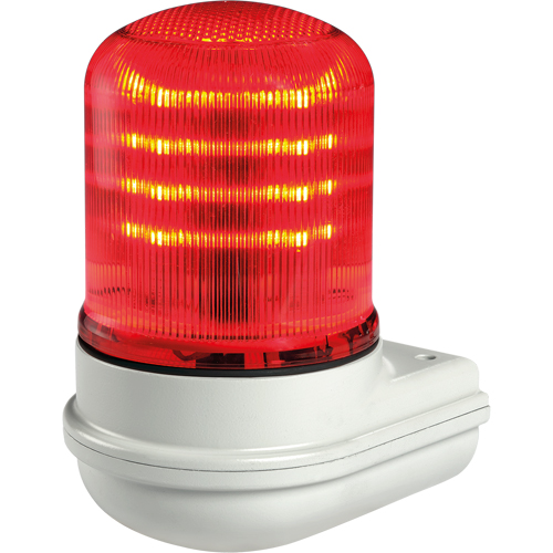 Streamline&reg; Modular Multifunctional LED Beacons, Continuous/Flashing/Rotating, Red Superchem Industries