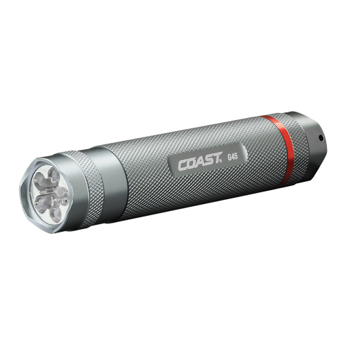 Lampe de poche G45 Coast, DEL, 385 lumens, Piles AAA Superchem Industries