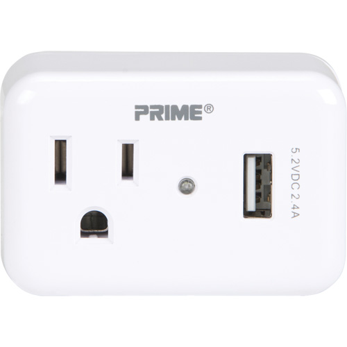 Chargeur USB Prime avec protection contre la surtension Superchem Industries