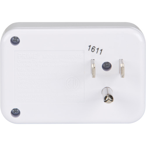 Chargeur USB Prime avec protection contre la surtension Superchem Industries