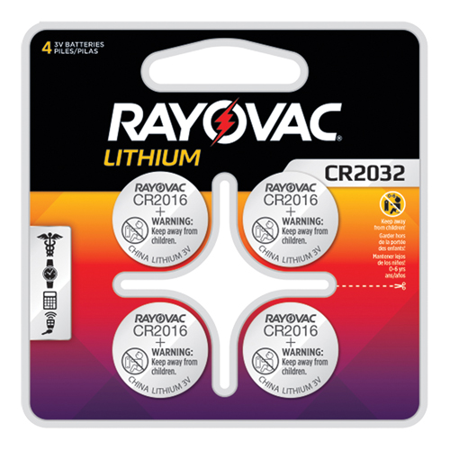 Piles bouton au lithium CR2032, 3 V Superchem Industries