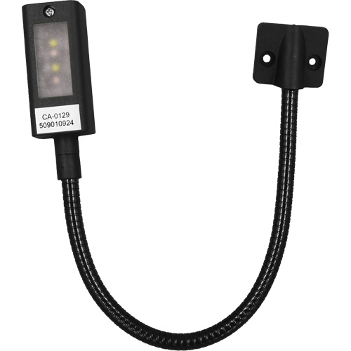 Maplight &agrave; DEL en col de cygne, 1 W, DEL, Col 12", Noir Superchem Industries
