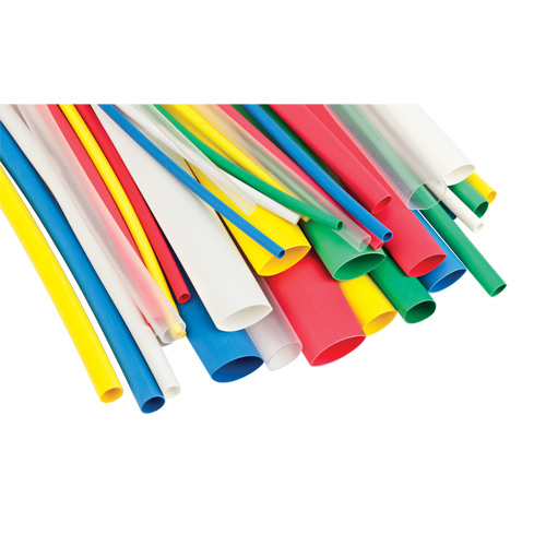 Tube thermor&eacute;tractable, Paroi mince, 1/2', 0,25" (6,35mm) - 0,25" (6,35mm) Superchem Industries