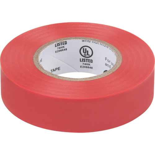 Ruban isolant, 19 mm (3/4") x 18 m (60'), Rouge, 7 mils Superchem Industries
