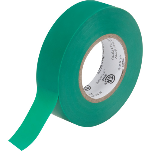 Ruban isolant, 19 mm (3/4") x 18 m (60'), Vert, 7 mils Superchem Industries