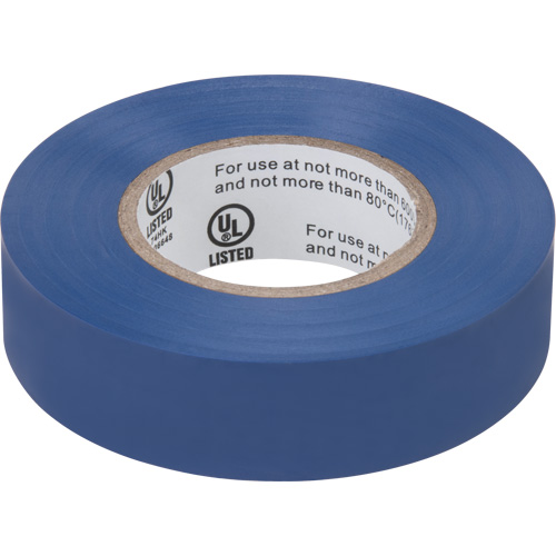 Ruban isolant, 19 mm (3/4") x 18 m (60'), Bleu, 7 mils Superchem Industries
