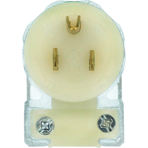 Angled Hospital Grade Extension Plug, Nylon, 15 Amps, 125 V Superchem Industries