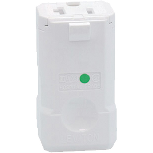 Connecteur de prise de rallonge de qualit&eacute; hospitali&egrave;re, 5-20R, Nylon Superchem Industries