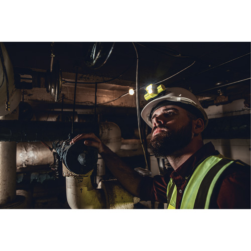 USB HAZ-LO&reg; Intrinsically Safe Headlamp, LED, 250 Lumens, 7 Hrs. Run Time, Rechargeable Batteries Superchem Industries
