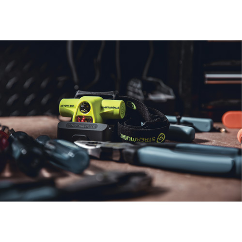 USB HAZ-LO&reg; Intrinsically Safe Headlamp, LED, 250 Lumens, 7 Hrs. Run Time, Rechargeable Batteries Superchem Industries