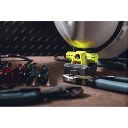 USB HAZ-LO&reg; Intrinsically Safe Headlamp, LED, 250 Lumens, 7 Hrs. Run Time, Rechargeable Batteries Superchem Industries