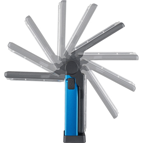 FlipMate Compact Multi-Function Work Light, LED, 500 Lumens, Aluminum Housing Superchem Industries